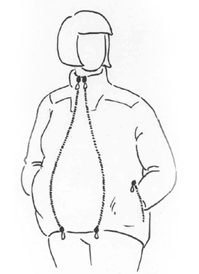 Drawing of jacket insert