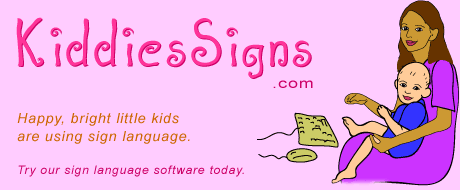 KiddiesSigns.com - Happy, bright little kids are using sign language